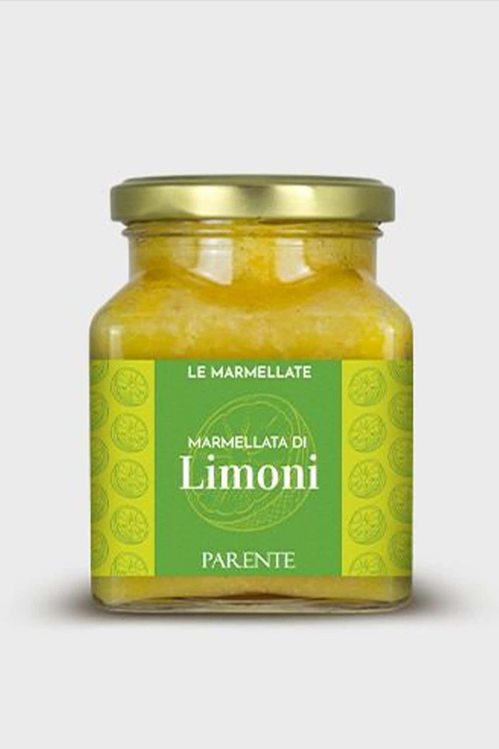 Frühlingserinnerungen italienische Zitronenmarmelade im Glas.