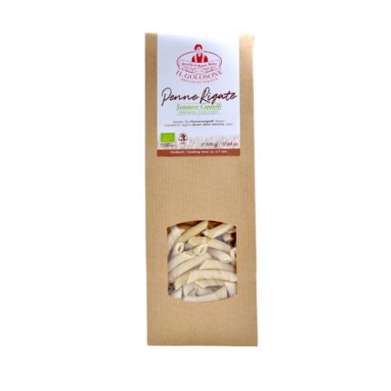 Bio Penne Rigate aus Italien, glutenfrei, Senatore Cappelli Weizen.